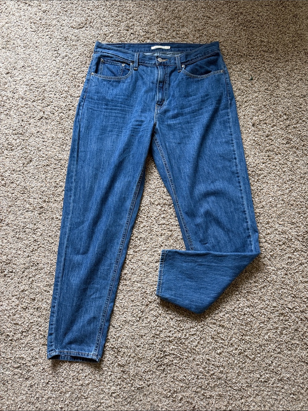 Levi's 80s Mom Jean Denim Women's Dark Blue Straight-Leg Jeans